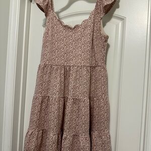 Monteau Mauve Floral Mini Dress size medium